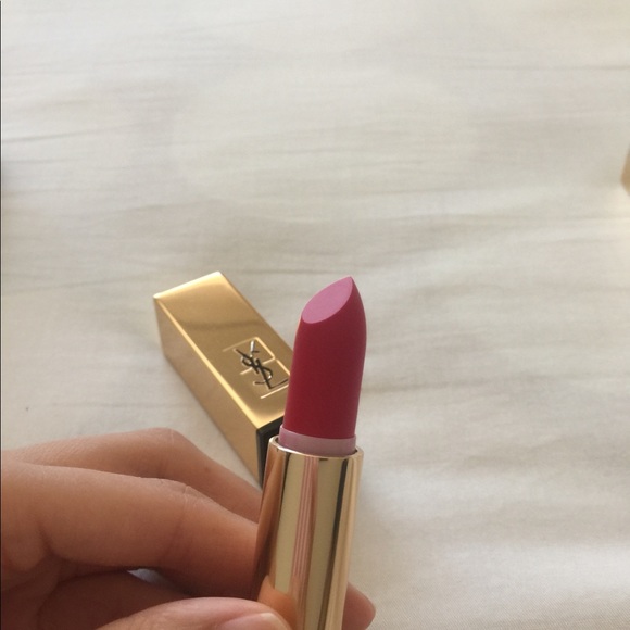 Brand new YSL Rouge Pur Couture The Mats 3.8g+a Bonus makeup brushese bag - Picture 3 of 6